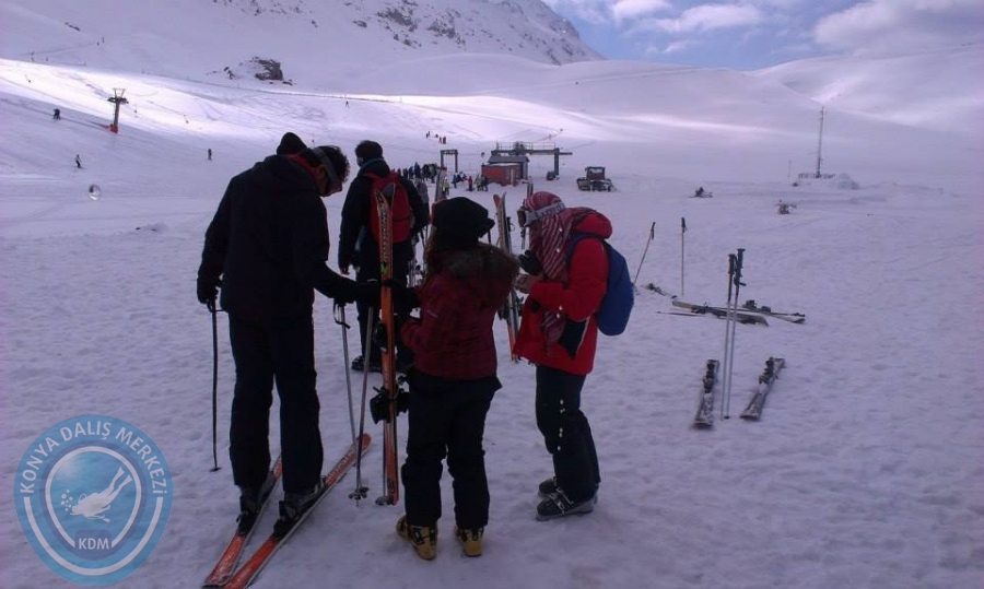 16 Şubat 2014 Davraz kayak eğitimleri